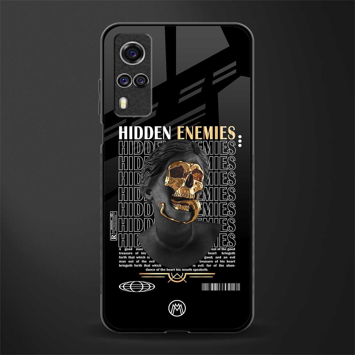 hidden enemies glass case for vivo y51a image