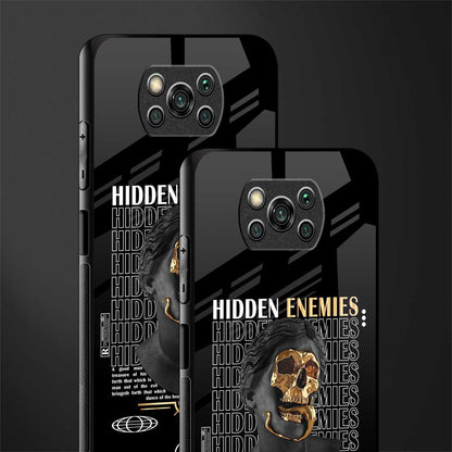 hidden enemies glass case for poco x3 pro image-2