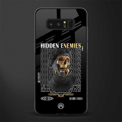 hidden enemies glass case for samsung galaxy note 8 image