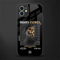 hidden enemies glass case for iphone 12 image