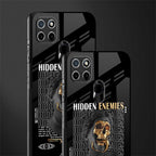 hidden enemies glass case for realme c21 image-2