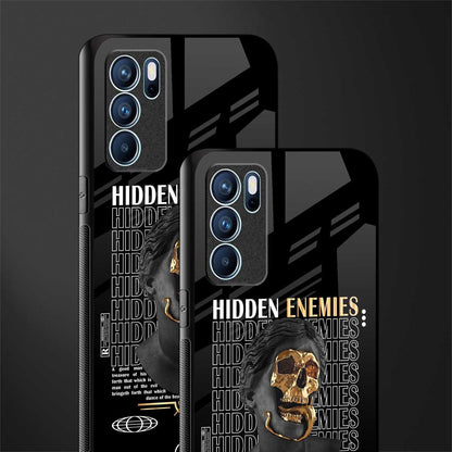 hidden enemies glass case for oppo reno6 pro 5g image-2