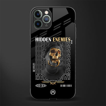 hidden enemies glass case for iphone 11 pro image