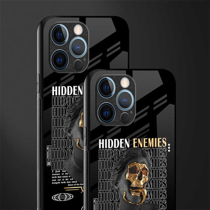 hidden enemies glass case for iphone 12 pro image-2
