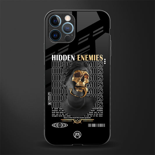 hidden enemies glass case for iphone 13 pro max