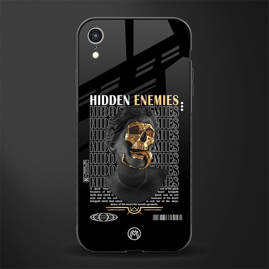 hidden enemies glass case for iphone xr image