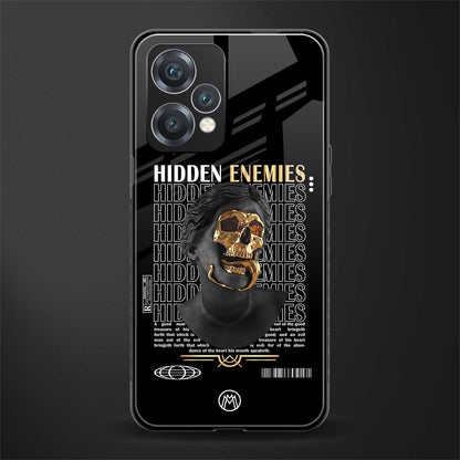 hidden enemies back phone cover | glass case for oneplus nord ce 2 lite 5g