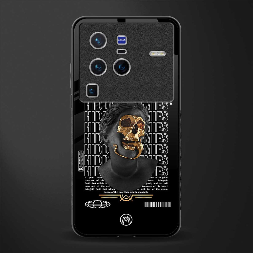 hidden enemies glass case for vivo x80 pro 5g image