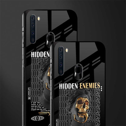 hidden enemies glass case for samsung a21 image-2