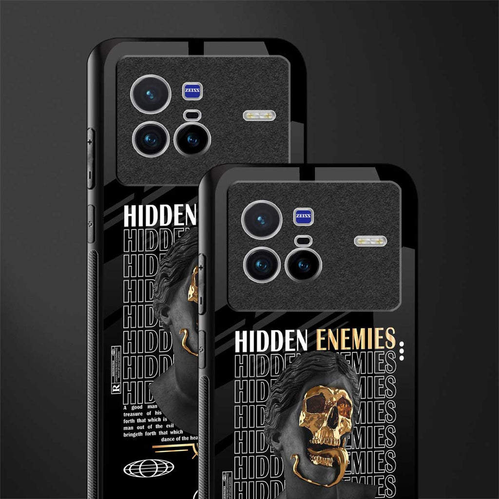 hidden enemies glass case for vivo x80 image-2