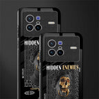 hidden enemies glass case for vivo x80 image-2