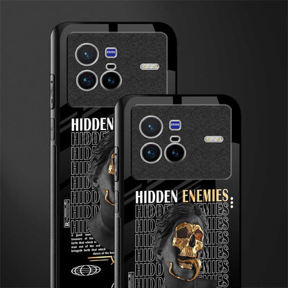 hidden enemies glass case for vivo x80 image-2