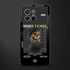 hidden enemies glass case for vivo x80 image