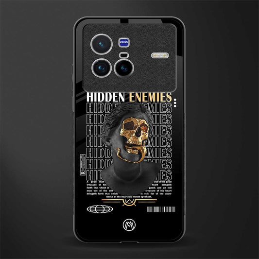 hidden enemies glass case for vivo x80 image
