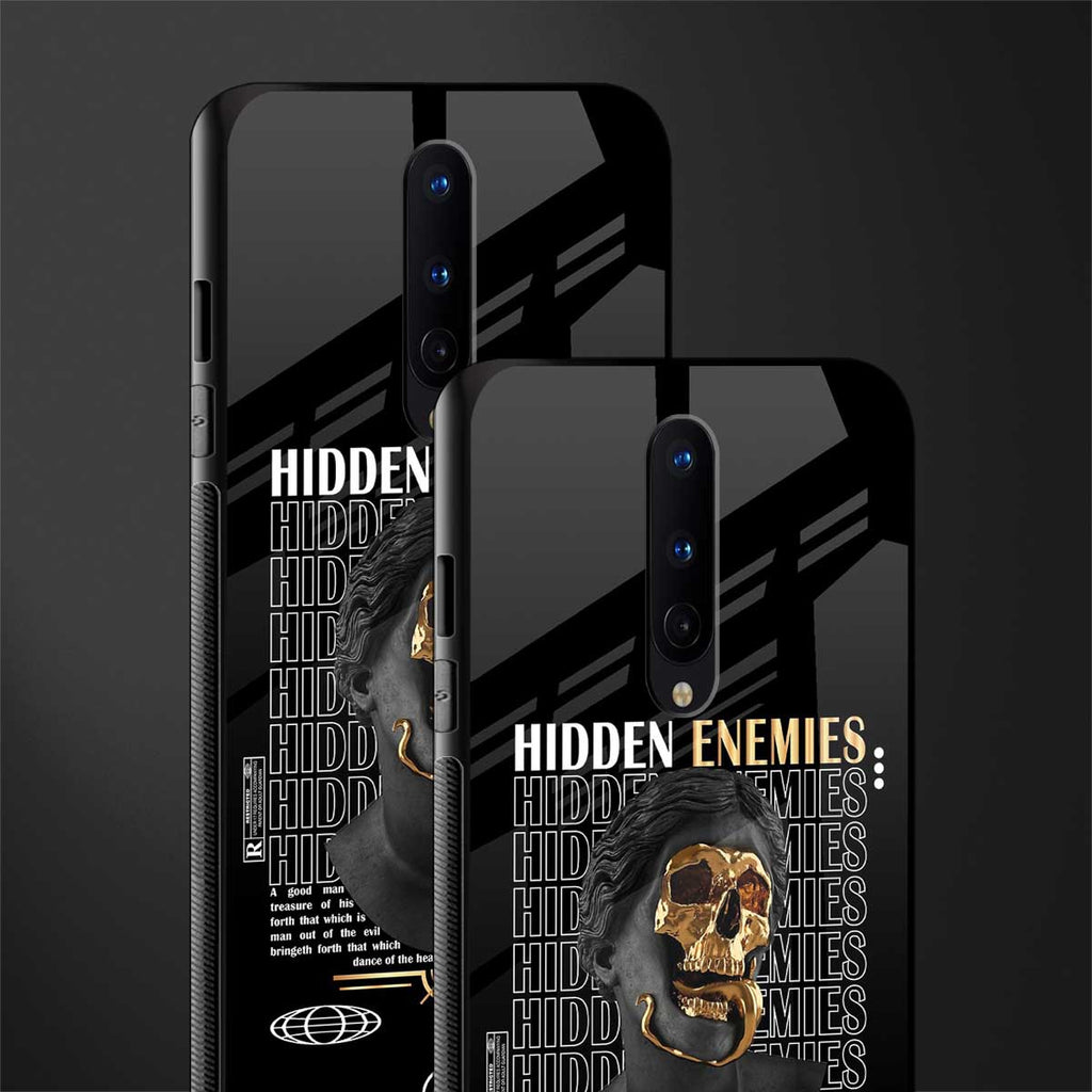 hidden enemies glass case for oneplus 8 image-2