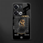 hidden enemies back phone cover | glass case for oppo reno 8 pro