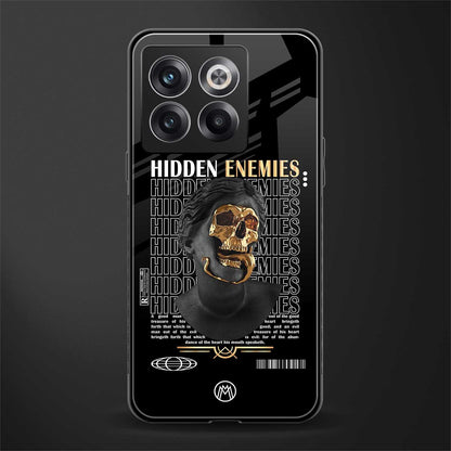 hidden enemies back phone cover | glass case for oneplus 10t