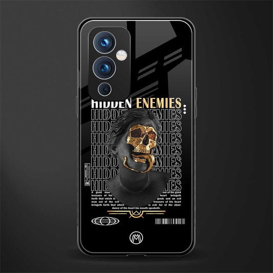 hidden enemies back phone cover | glass case for oneplus 9