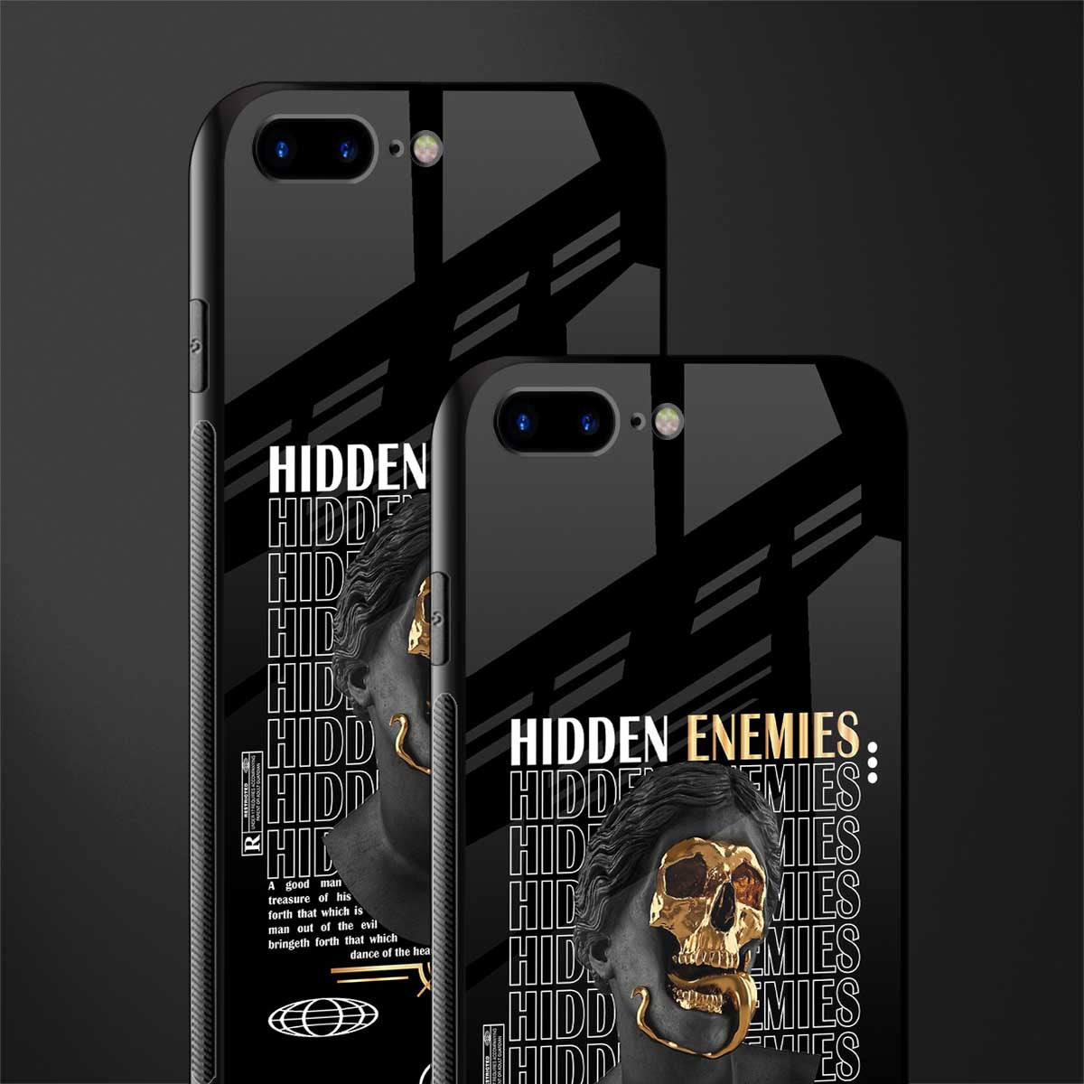 hidden enemies glass case for iphone 7 plus image-2