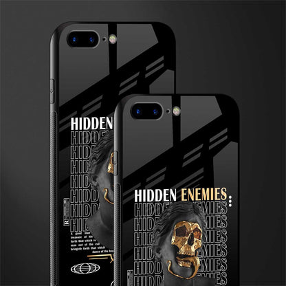hidden enemies glass case for iphone 8 plus image-2