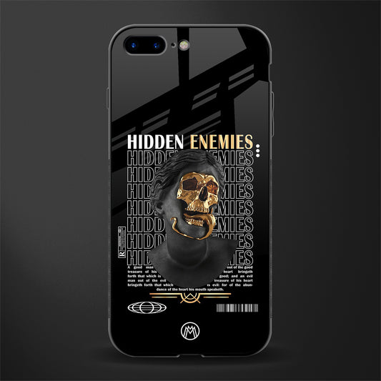 hidden enemies glass case for iphone 8 plus image