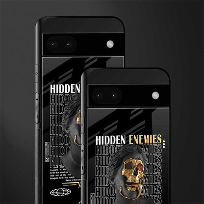 hidden enemies back phone cover | glass case for google pixel 6a