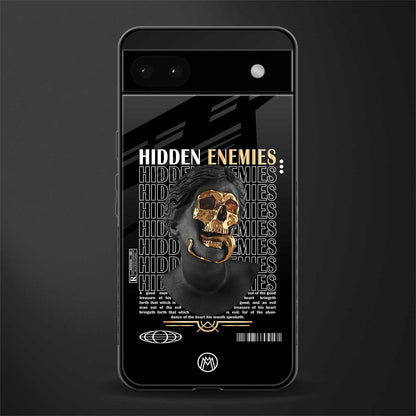 hidden enemies back phone cover | glass case for google pixel 6a