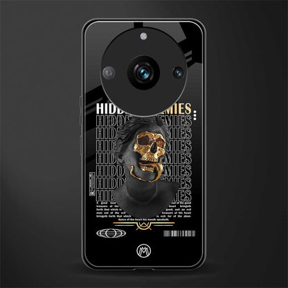 hidden enemies back phone cover | glass case for realme 11 pro 5g