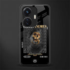 hidden enemies back phone cover | glass case for vivo t1 44w 4g