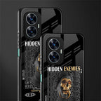 hidden enemies back phone cover | glass case for realme c55