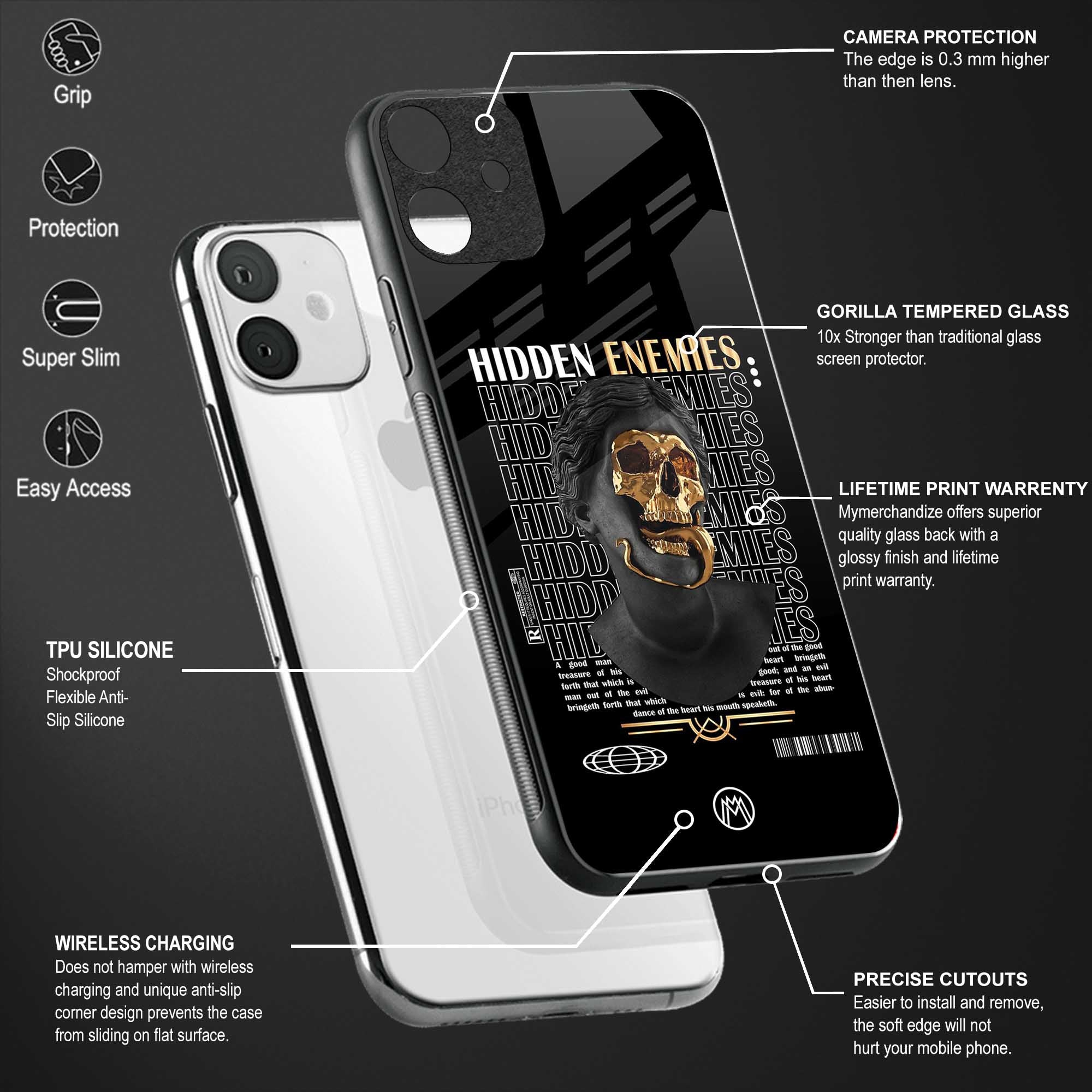 hidden enemies glass case for realme 7 image-4