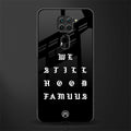 hood famous phone cover for redmi note 9