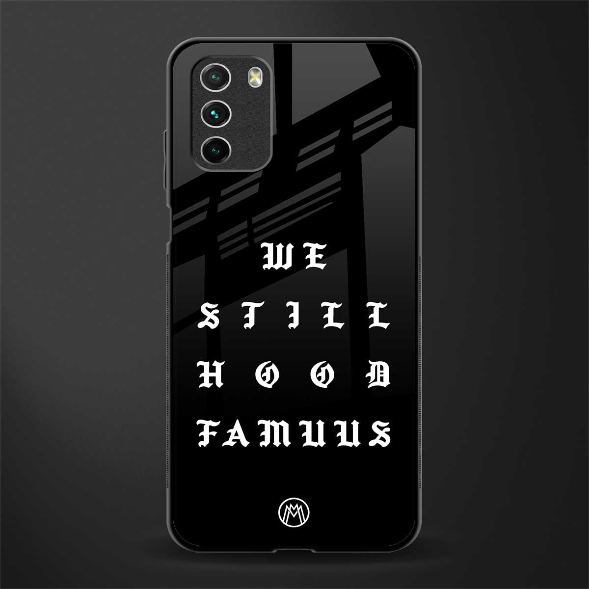 hood famous phone cover for poco m3