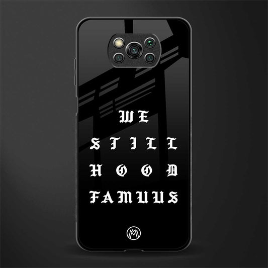 hood famous phone cover for poco x3
