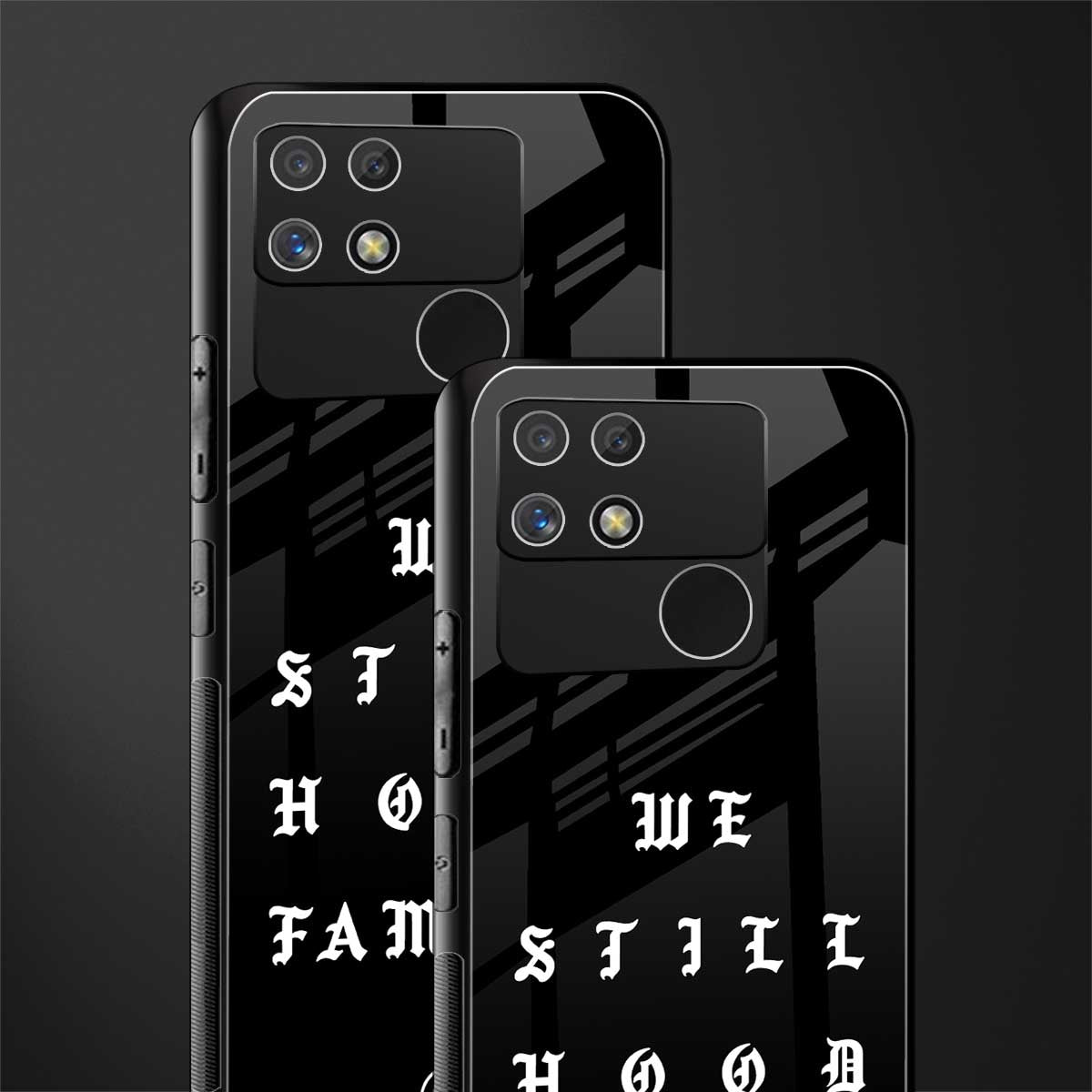 hood famous back phone cover | glass case for realme narzo 50a