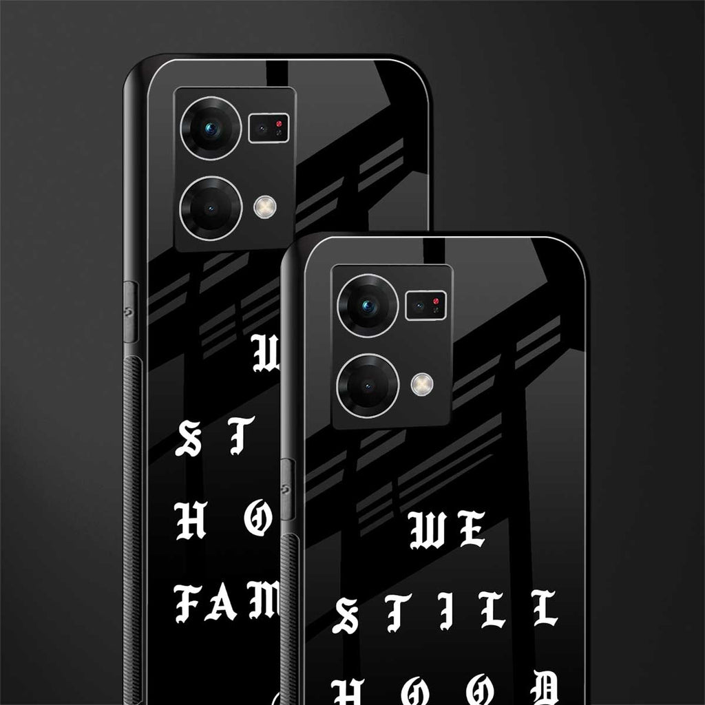 hood famous back phone cover | glass case for oppo f21 pro 4g