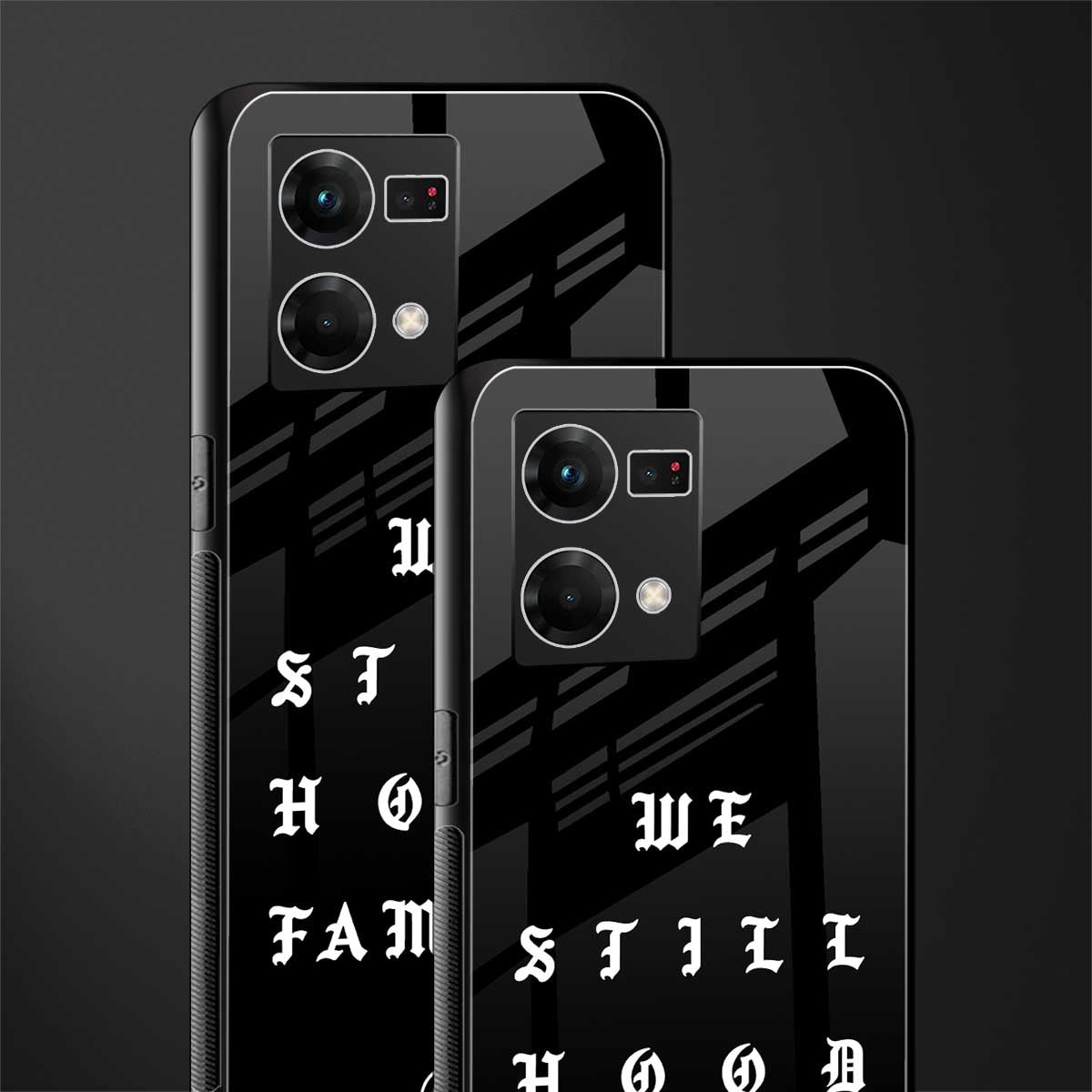 hood famous back phone cover | glass case for oppo f21 pro 4g