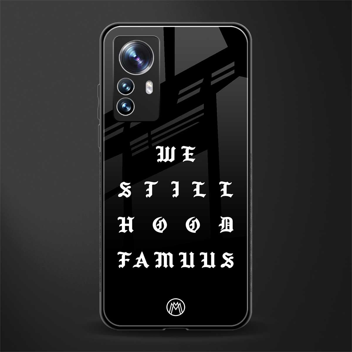 hood famous back phone cover | glass case for xiaomi 12 pro