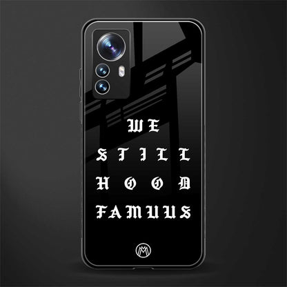 hood famous back phone cover | glass case for xiaomi 12 pro