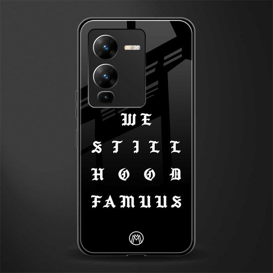 hood famous back phone cover | glass case for vivo v25 pro 5g