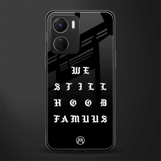 hood famous back phone cover | glass case for vivo y16
