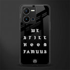 hood famous back phone cover | glass case for vivo y35 4g