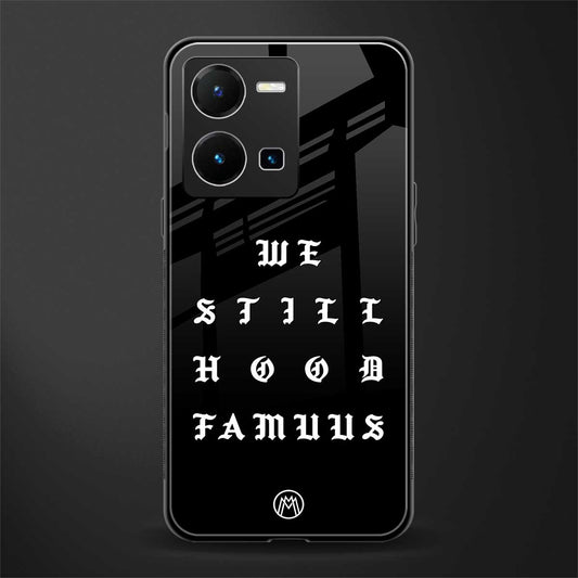 hood famous back phone cover | glass case for vivo y35 4g