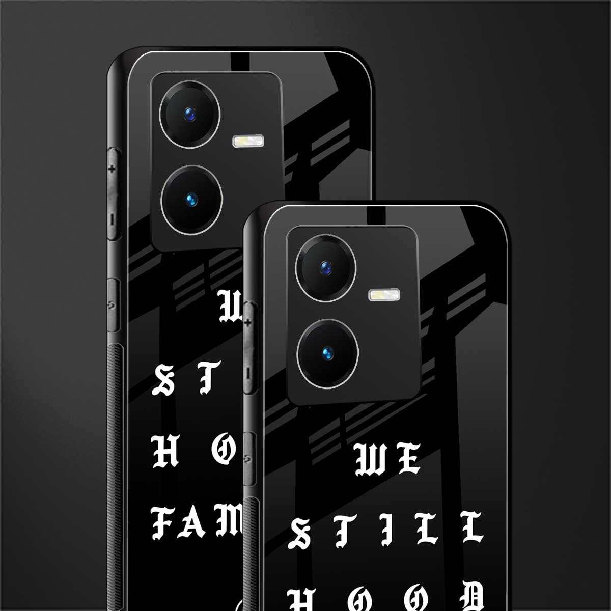 hood famous back phone cover | glass case for vivo y22