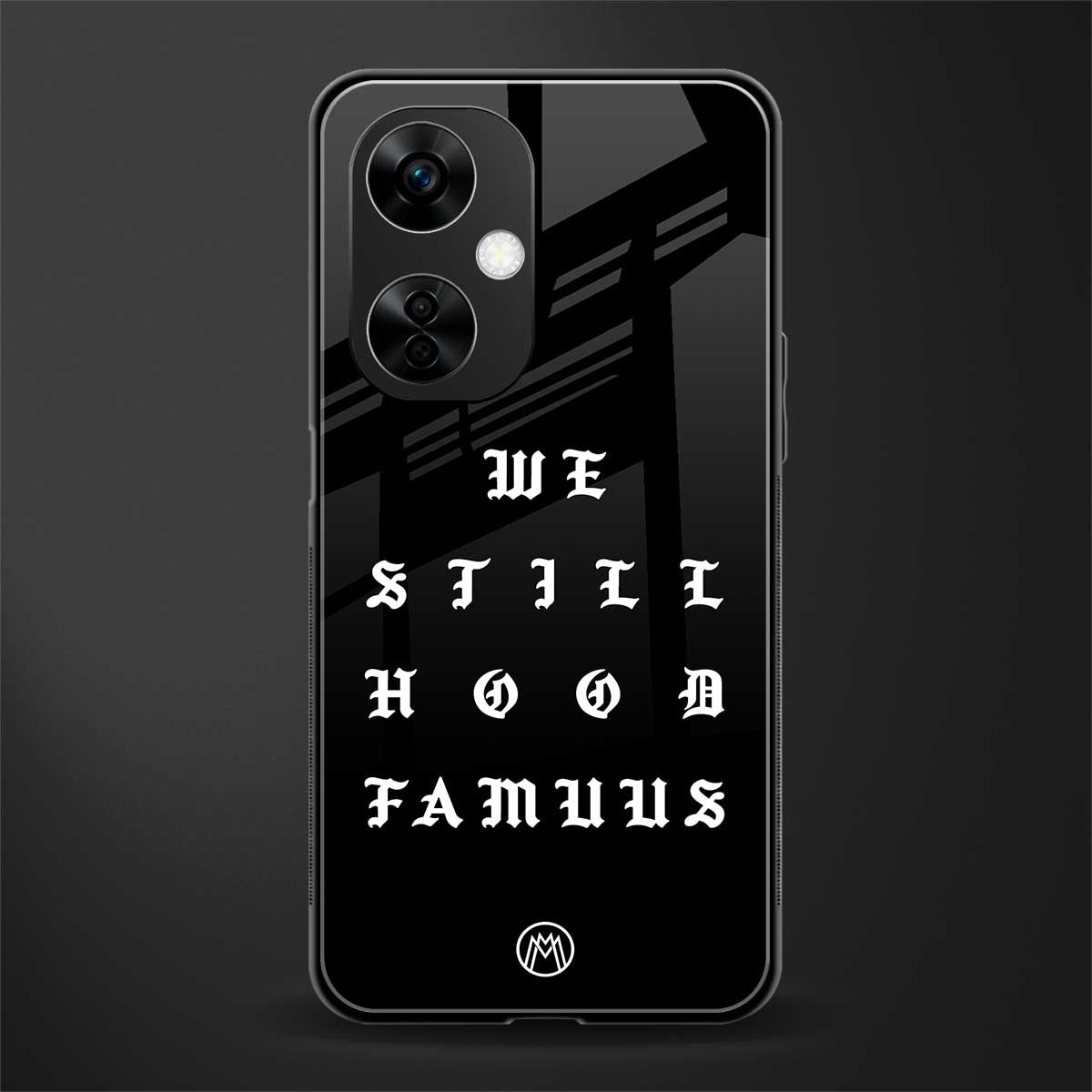 hood famous back phone cover | glass case for oneplus nord ce 3 lite