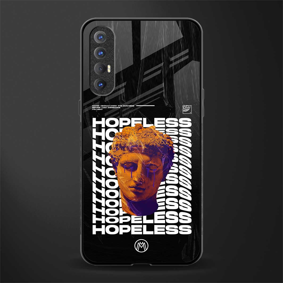 hopeless greek glass case for oppo reno 3 pro image