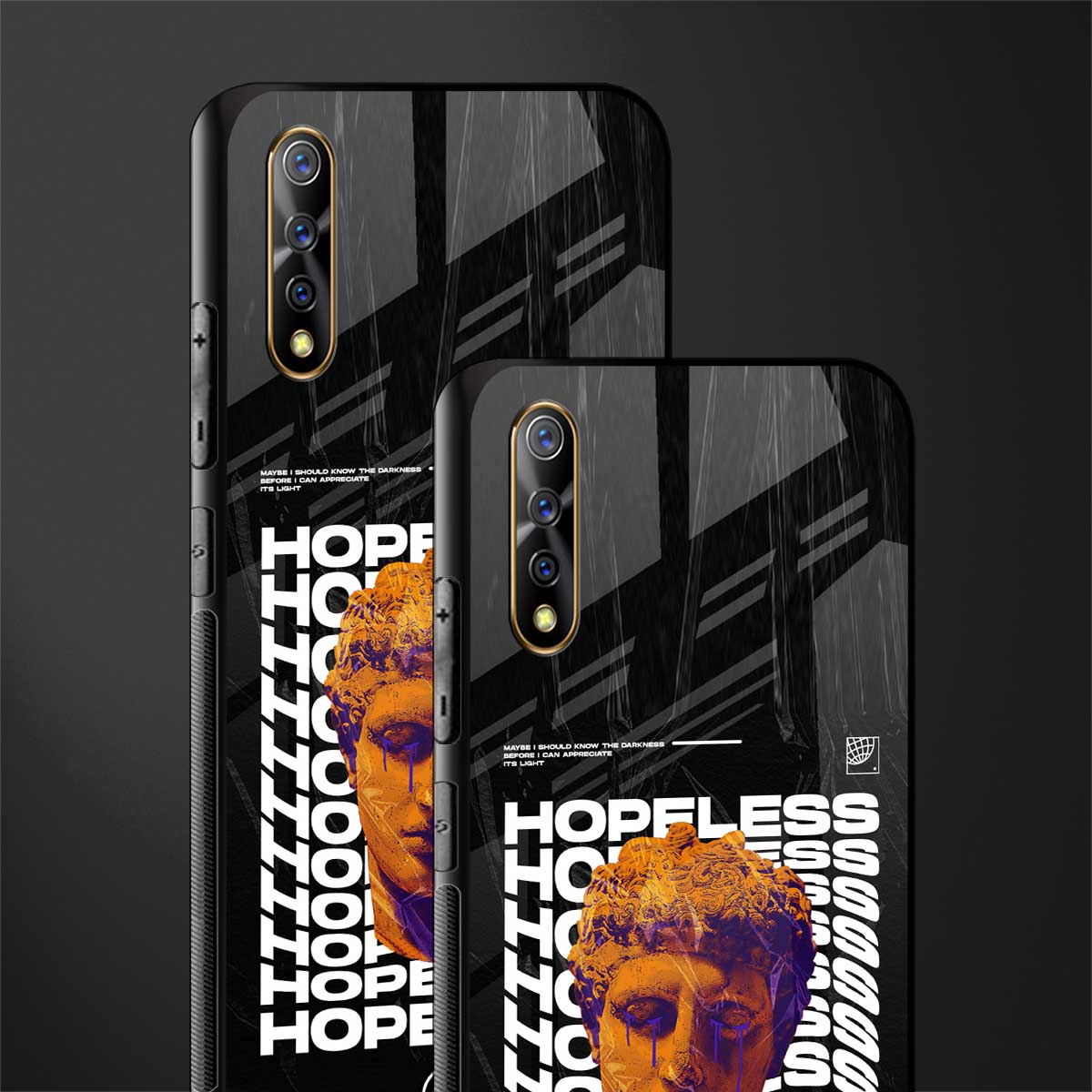 hopeless greek glass case for vivo z1x image-2
