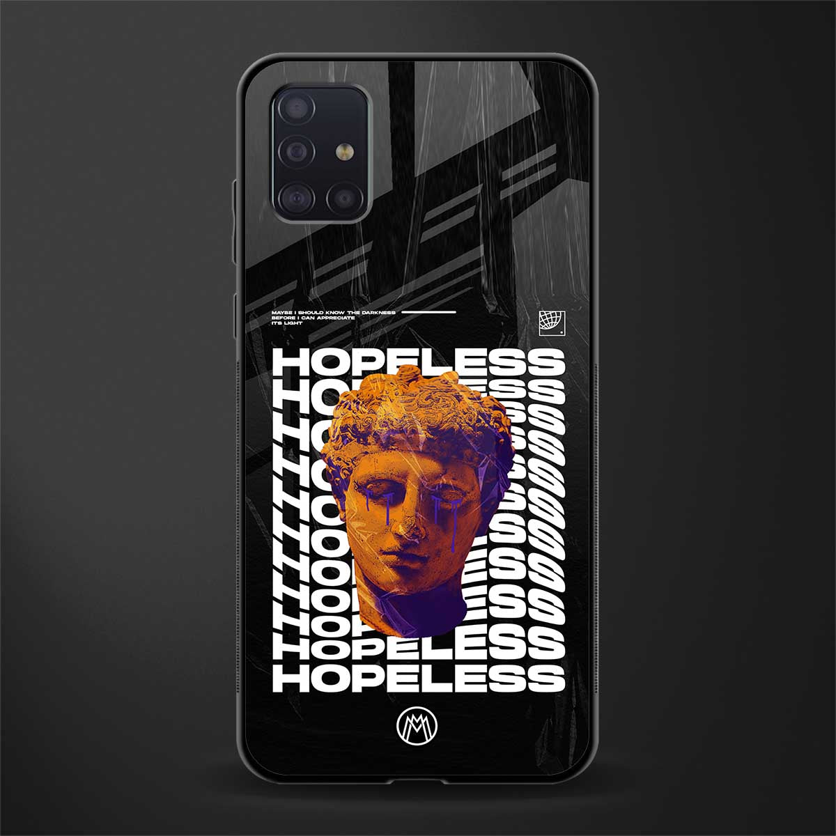 hopeless greek glass case for samsung galaxy a71 image