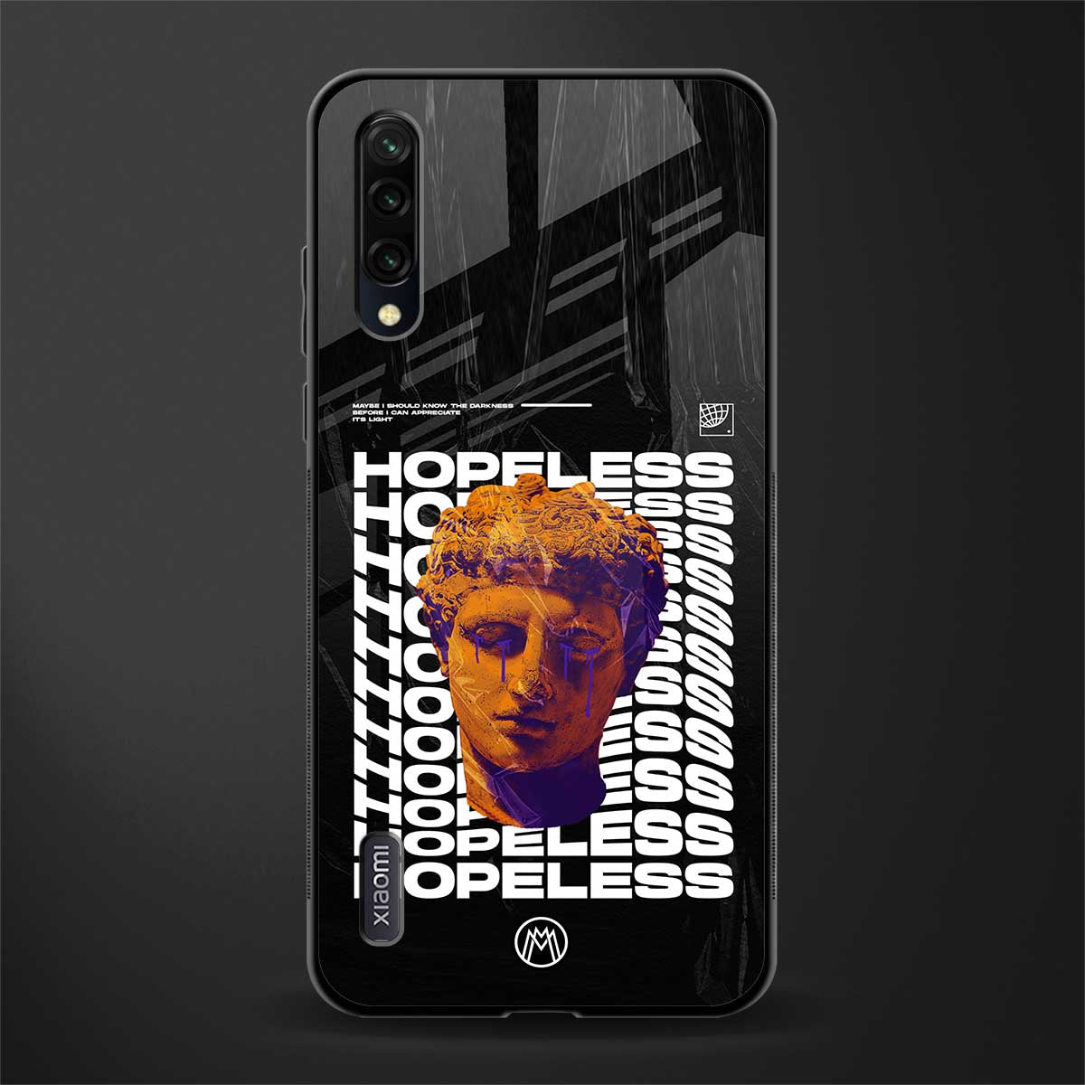 hopeless greek glass case for mi a3 redmi a3 image
