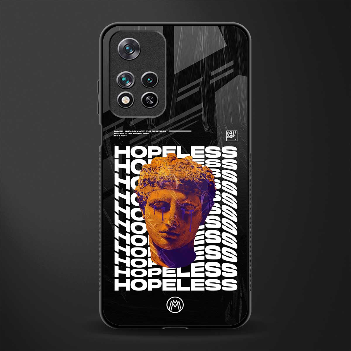 hopeless greek glass case for poco m4 pro 5g image